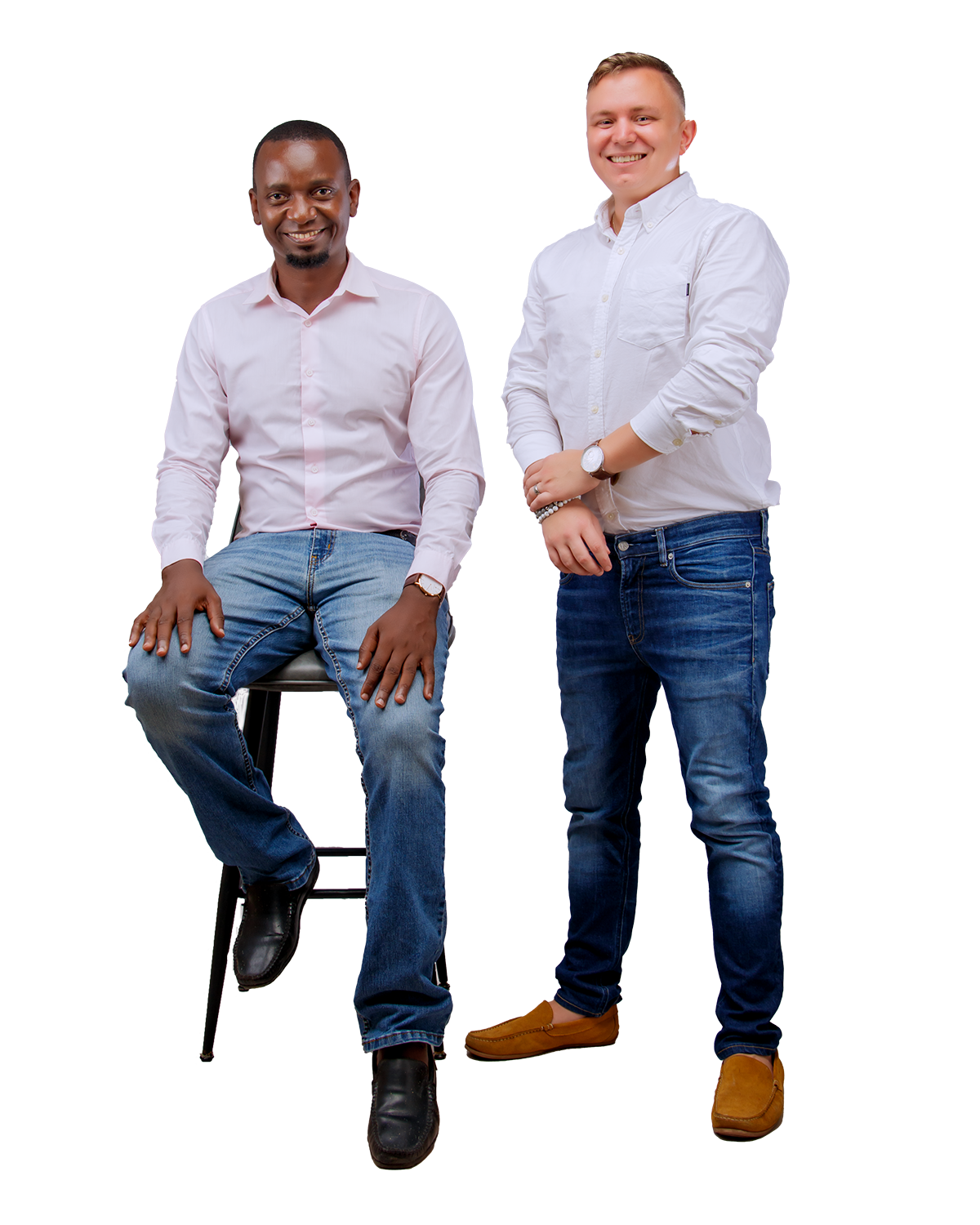 Miraaj and Liam — founders of Miraajtech